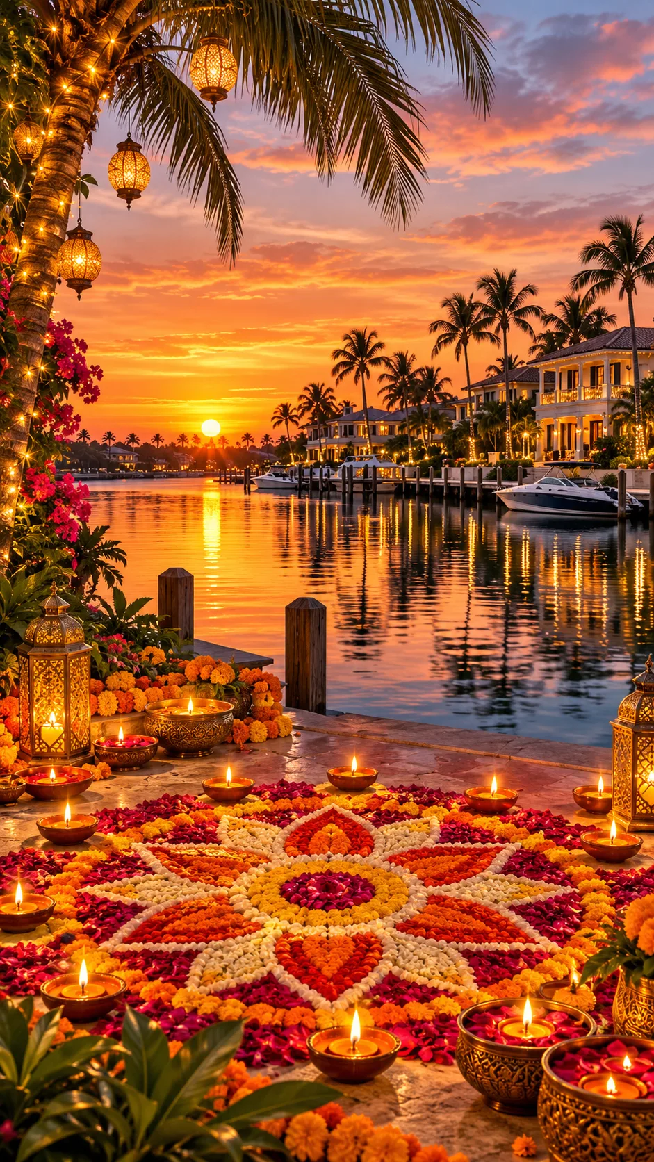 India Association of Naples community celebrating Indian culture at a festival in Naples, Florida